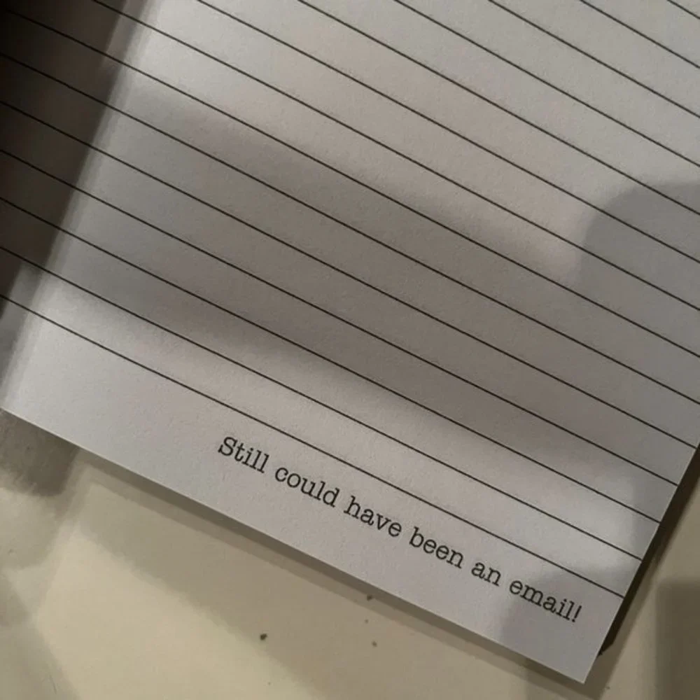 Sarcastic Journal / Notes from a Zoom Meeting That Should Have Been an‎ Email